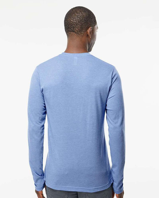M&O 3520 - T-Shirt à manches longues en Poly-Blend