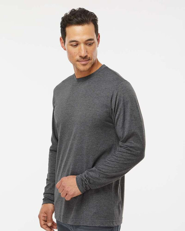 M&O 3520 - Poly-Blend Long Sleeve T-Shirt
