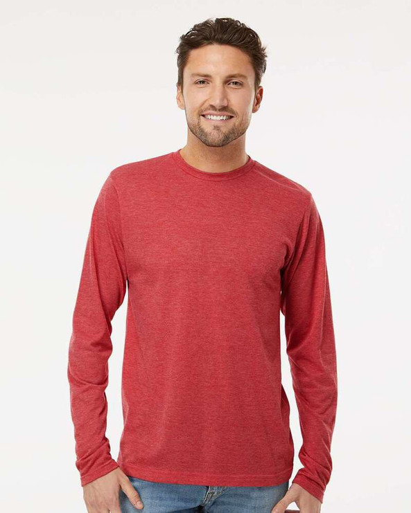 M&O 3520 - Poly-Blend Long Sleeve T-Shirt