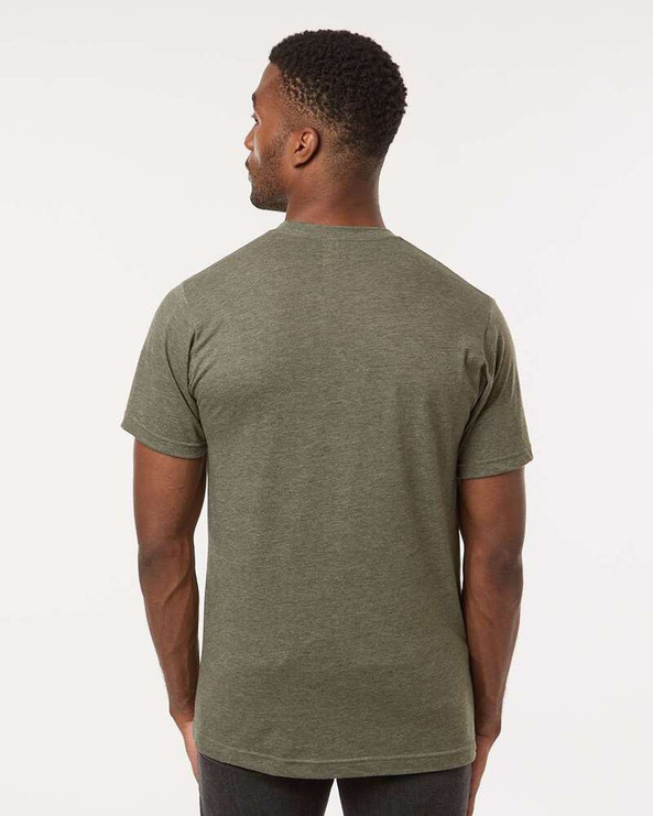 M & O Knits 3541 - T-SHIRT POUR POUR HOMMES EN COTON FIN