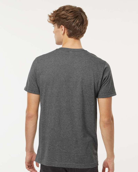M&O 3543 - T-shirt à col en V en mélange de luxe