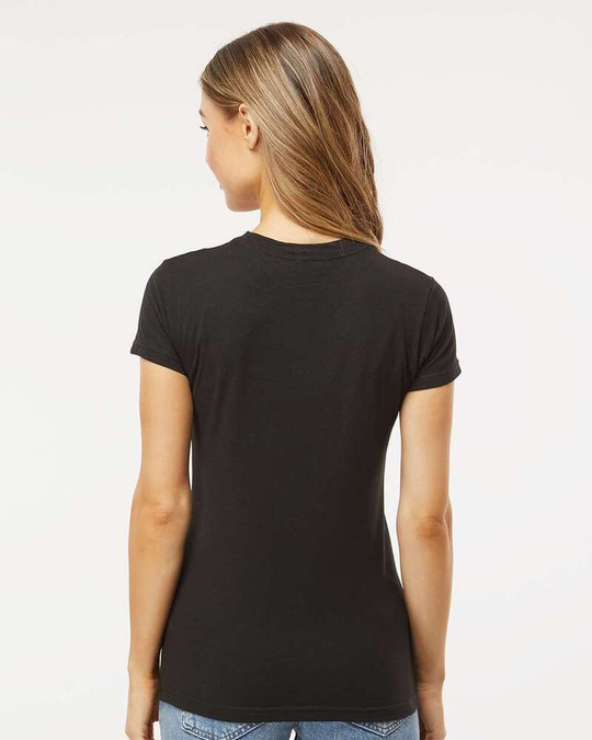 M&O 4513 - T-shirt en jersey fin pour femmes