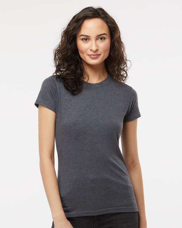 M&O 4513 - T-shirt en jersey fin pour femmes