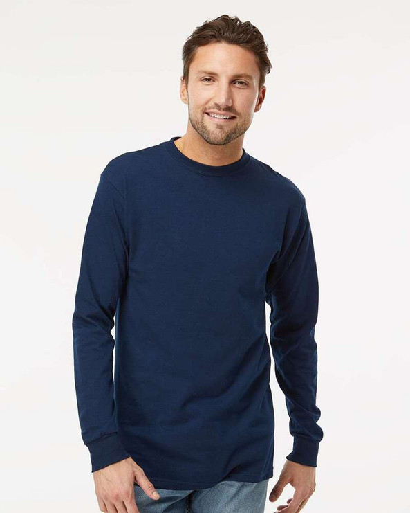 M&O 4820 - Gold Soft Touch Long Sleeve T-Shirt