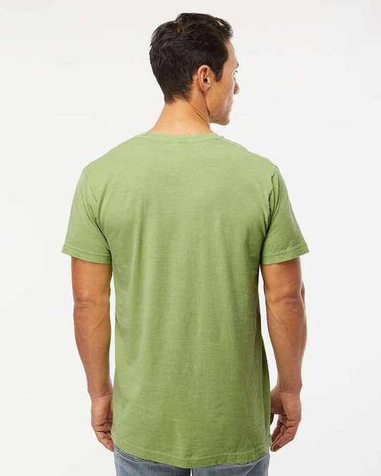 M&O 6500M - T-shirt vintage teint dans la masse