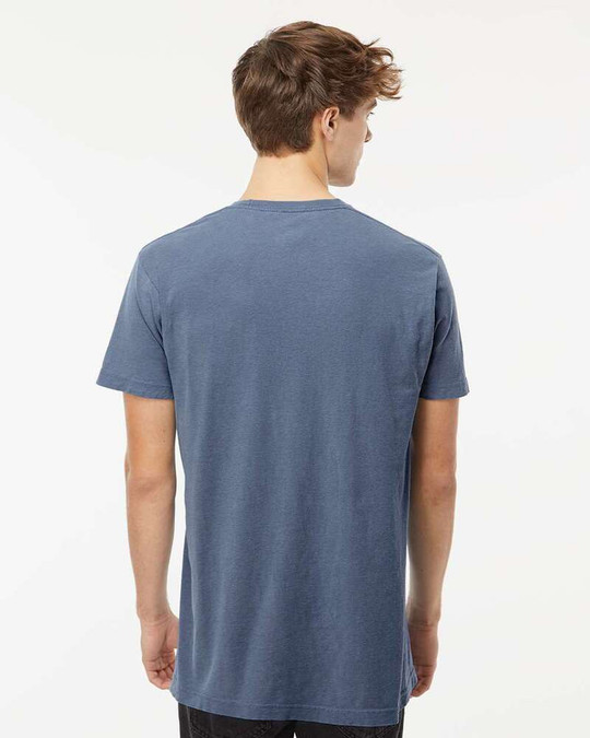 M&O 6500M - T-shirt vintage teint dans la masse