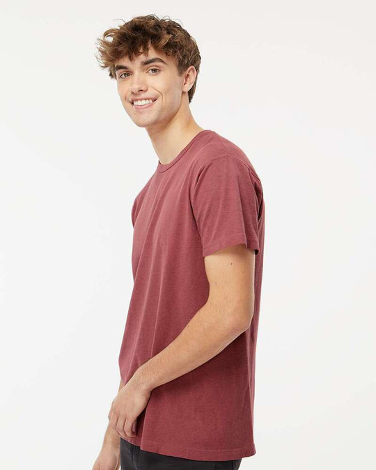 M&O 6500M - T-shirt vintage teint dans la masse