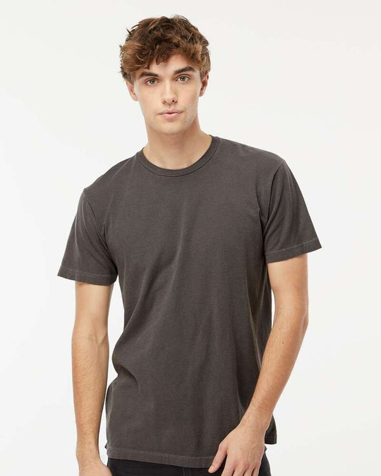 M&O 6500M - T-shirt vintage teint dans la masse