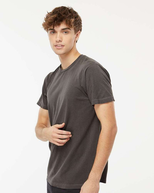 M&O 6500M - T-shirt vintage teint dans la masse