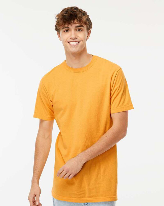 M&O 6500M - T-shirt vintage teint dans la masse
