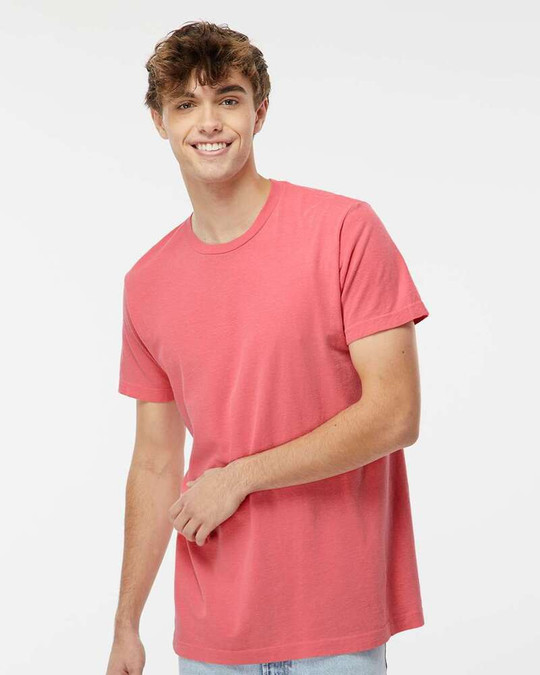 M&O 6500M - T-shirt vintage teint dans la masse