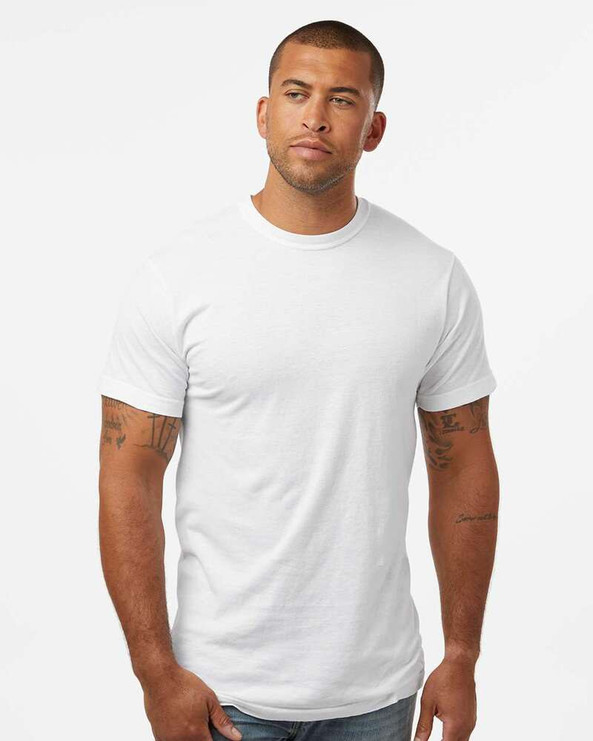 M&O 6500M - T-shirt vintage teint dans la masse