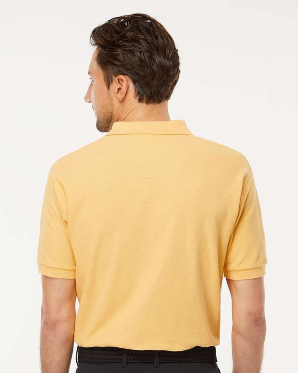 M & O Knits 7002 S/S COMBED RING SPUN PIQUÉ POLO