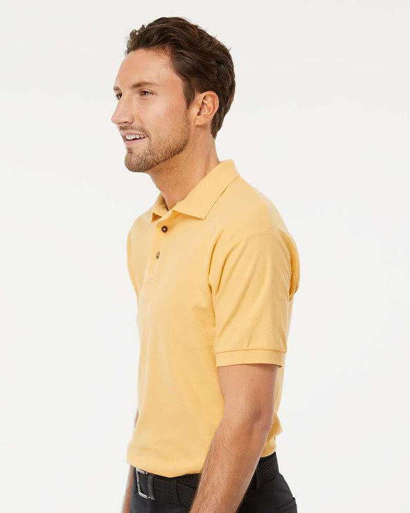 M & O Knits 7002 S/S COMBED RING SPUN PIQUÉ POLO