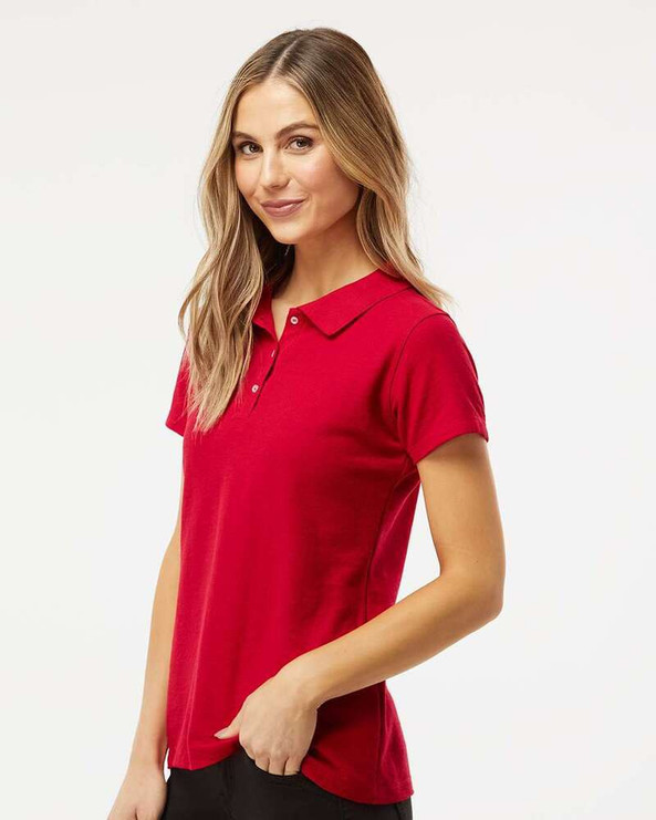 M&O 7007 - Polo Soft Touch pour femmes