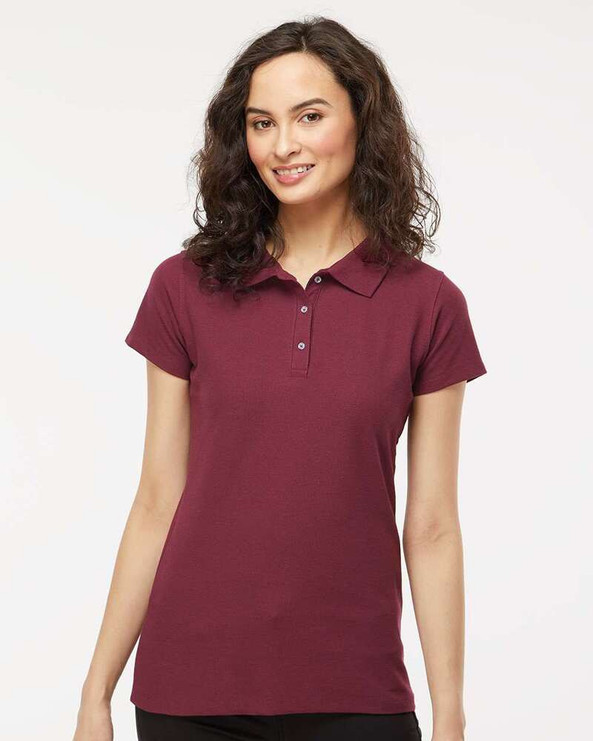 M&O 7007 - Women's Soft Touch Polo