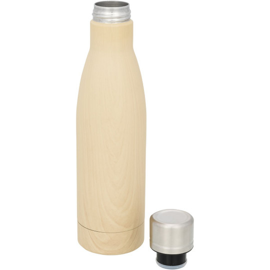 PF Concept 100515 - Bouteille isotherme Vasa imitation bois sous vide avec couche de cuivre de 500 ml