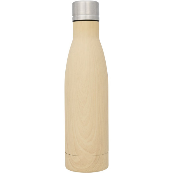 PF Concept 100515 - Vasa Kupfer-Vakuum Isolierflasche in Holzoptik, 500 ml