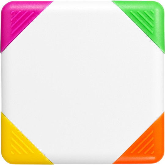 PF Concept 106791 - Trafalgar square-shaped 4-colour highlighter