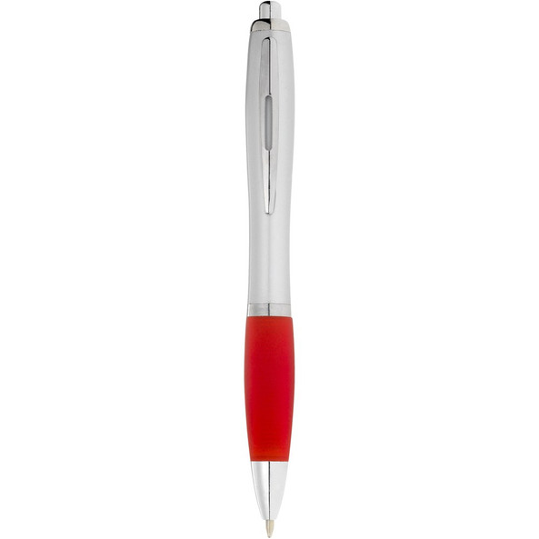 PF Concept 107077 - Nash ballpoint pen silver barrel and coloured grip