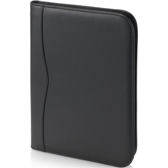 PF Concept 119986 - Ebony A4 konferencemappe med lynlås