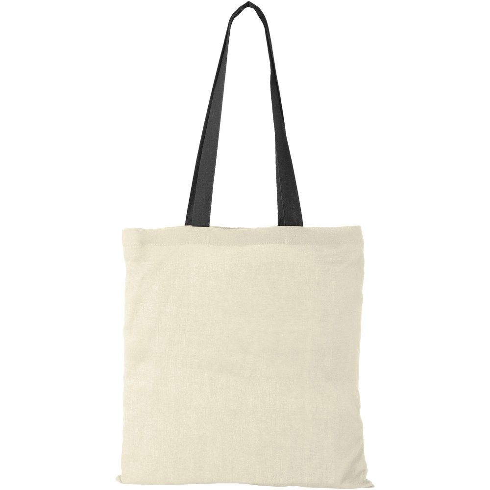 PF Concept 120131 - Nevada 100 g/m² cotton tote bag coloured handles 7L