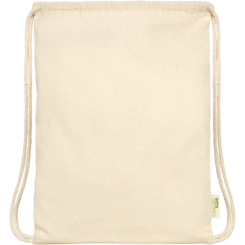 PF Concept 120490 - Orissa 100 g/m² GOTS organic cotton drawstring bag 5L