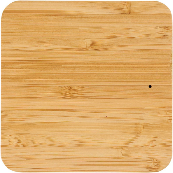 PF Concept 124118 - Leaf 5W bamboo and fabric wireless charging pad