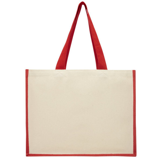 PF Concept 210701 - Varai 320 g/m² canvas and jute shopping tote bag 23L