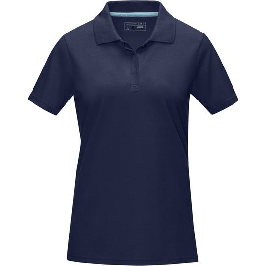 Elevate NXT 37509 - Graphite short sleeve women’s GOTS organic polo