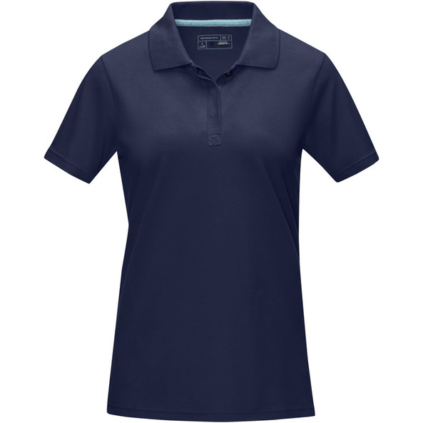 Elevate NXT 37509 - Graphite short sleeve women’s GOTS organic polo