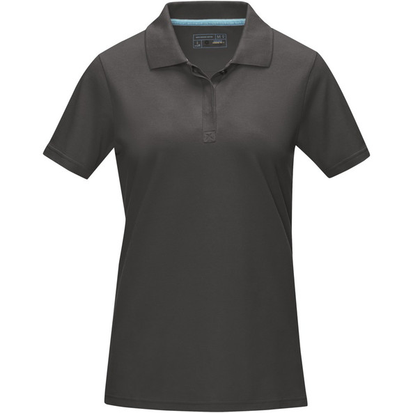 Elevate NXT 37509 - Graphite short sleeve women’s GOTS organic polo