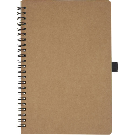 PF Concept 107732 - Cobble A5 Notizbuch mit Spiralbindung aus recyceltem Karton mit Steinpapier