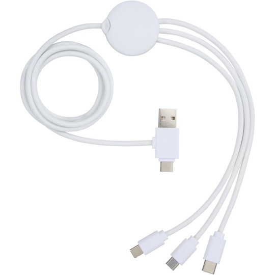 PF Concept 124184 - Pure 5-in-1 oplaadkabel met antibacterieel additief