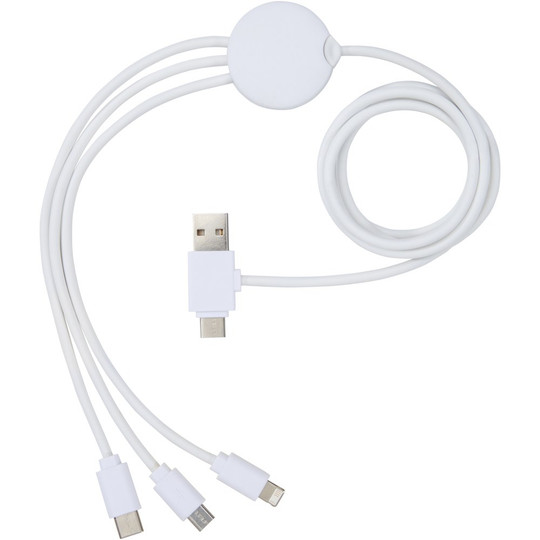 PF Concept 124184 - Câble de charge 5-en-1 Pure avec additif antibactérien