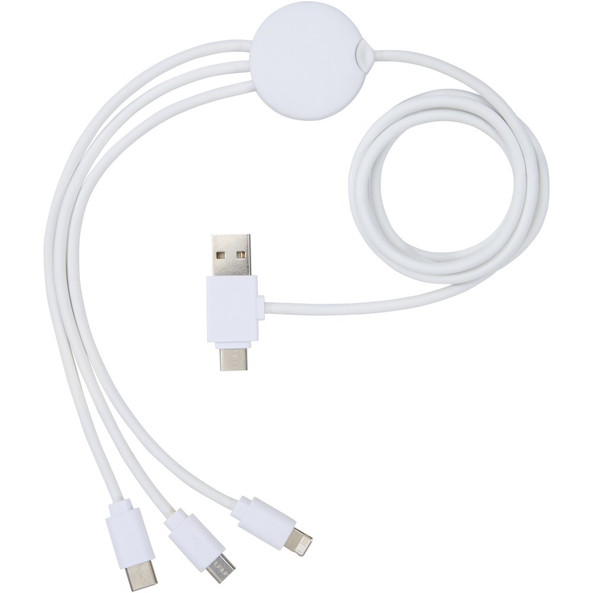 PF Concept 124184 - Pure 5-in-1 charging cable with antibacterial additive