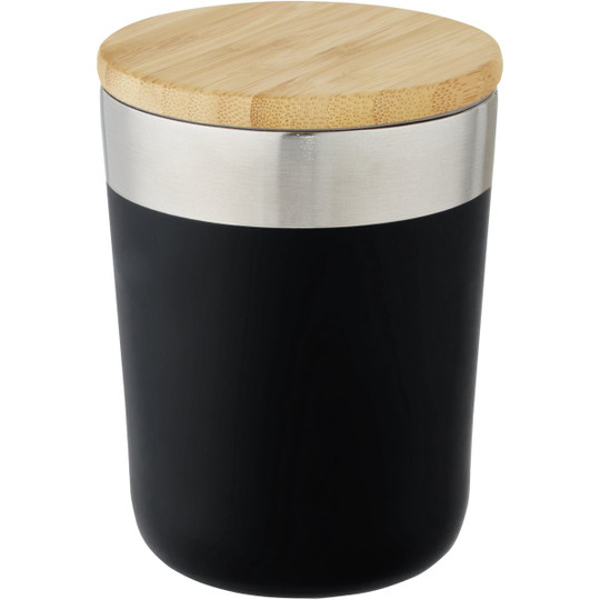 PF Concept 100670 - Lagan 300 ml copper vacuum insulated stainless steel tumbler with bamboo lid