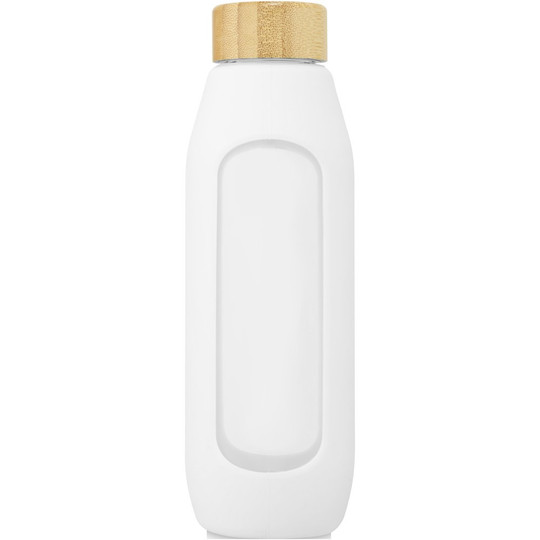 PF Concept 100666 - Bouteille Tidan de 600 ml en verre borosilicate avec grip en silicone