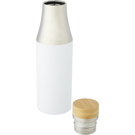 PF Concept 100667 - Hulan miedziana, próżniowo izolowana butelka o pojemności 540 ml z bambusową pokrywką