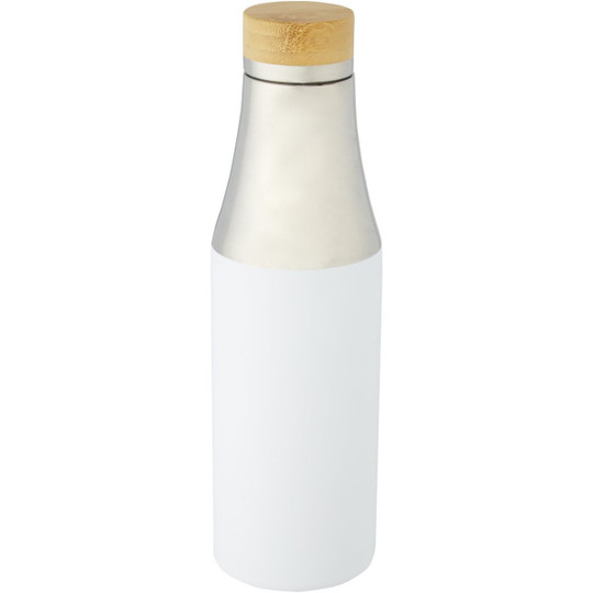 PF Concept 100667 - Hulan miedziana, próżniowo izolowana butelka o pojemności 540 ml z bambusową pokrywką