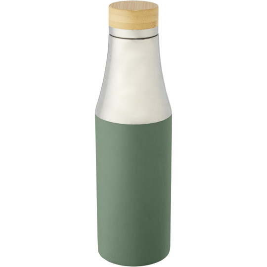 PF Concept 100667 - Hulan 540 ml copper vacuum insulated stainless steel bottle with bamboo lid