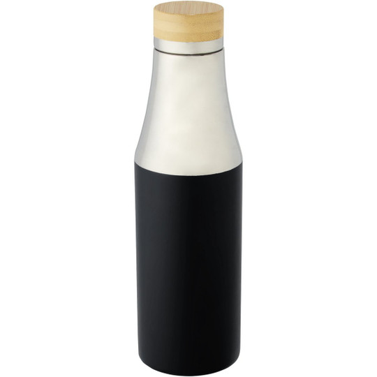PF Concept 100667 - Hulan 540 ml copper vacuum insulated stainless steel bottle with bamboo lid