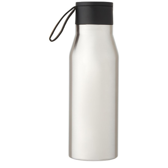 PF Concept 100668 - Ljungan 500 ml kobber vakuum isoleret flaske i rustfrit stål med rem i PU-læder og låg