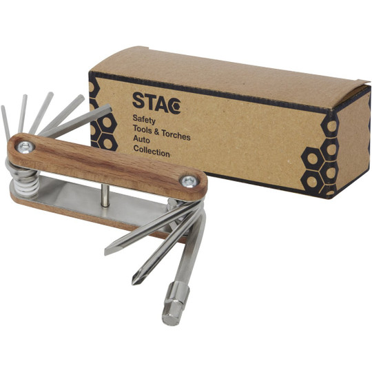 PF Concept 104509 - Fixie 8-function wooden bicycle multi-tool