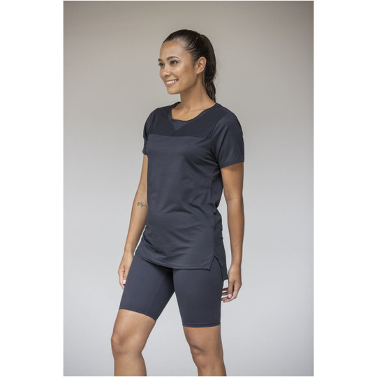 Elevate NXT 37523 - Borax kortærmet cool fit T-shirt med V-hals i genanvendt GRS til kvinder