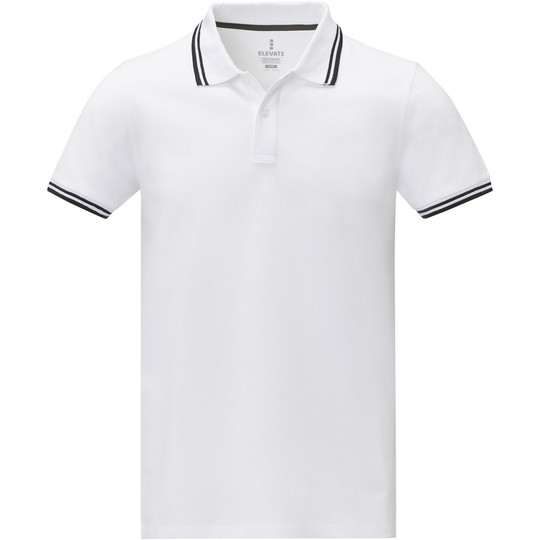 Elevate Life 38108 - Amarago short sleeve men's tipping polo