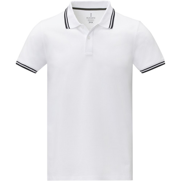 Elevate Life 38108 - Amarago short sleeve men's tipping polo
