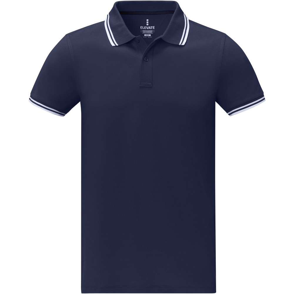Elevate Life 38108 - Amarago short sleeve men's tipping polo