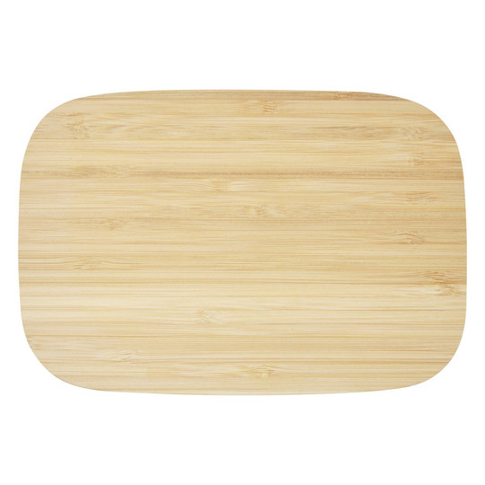 Seasons 113275 - Boîte repas Tite en acier inoxydable avec couvercle en bambou