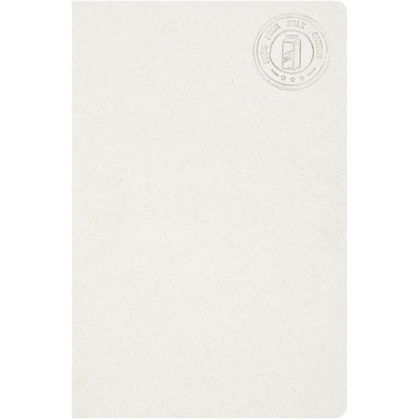 PF Concept 107785 - Caderno de notas sem lombada em tamanho referência A5 "Dairy Dream" fabricado com embalagens de leite recicladas 